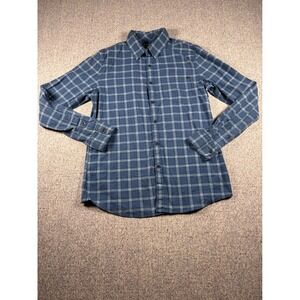 Fox Racing Slim Fit Plaid Long Sleeve Button Up Shirt Men Size M